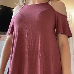 Garage off the shoulder top